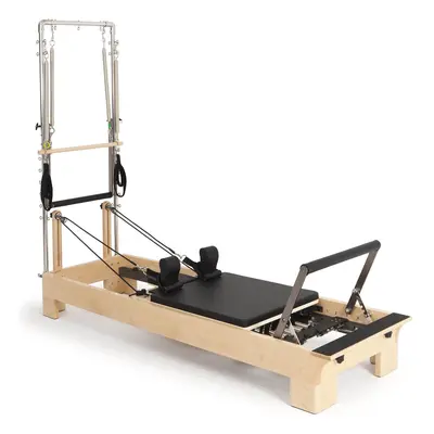 Elina Pilates Wood Reformer 237 cm Barva: Černá s věží