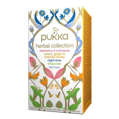 PUKKA Herbs Ajurvédský Bio čaj HERBAL COLLECTION -Směs čajů 20 ks