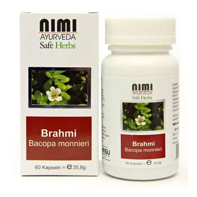 Nimi Ayurveda Nimi Ájurvéda Brahmi Extract, 60 kapslí, 35,8 g