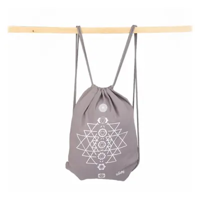 Bodhi Yoga Bodhi bavlněný vak s potiskem 45 x 35 cm Barva: Šedá