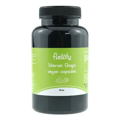 Flexity Sibiřská čaga 60 ks veganských kapslí (300mg/ kapsle)