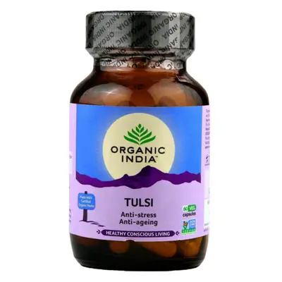 Organic India Tulsi kapsle 60 ks obranyschopnost, stres, vitalita