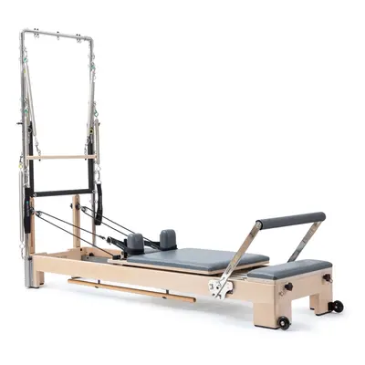 Elina Pilates Wooden Reformer Lignum 242 cm Barva: Šedá s věží