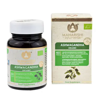 Maharishi Ayurveda Ashwagandha energie, vitalita, sex, 60 tablet, BIO