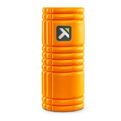 Masážní válec Trigger point foam roller Grid na fasciální masáž 33 cm Barva: oranžová