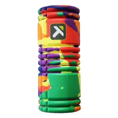 Masážní válec Trigger point foam roller Grid na fasciální masáž 33 cm Barva: Rainbow