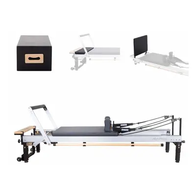 Align Pilates C8-Pro RC Pilates Reformer stroj 8 wheels Typ: C8+legs+box+platform+jump