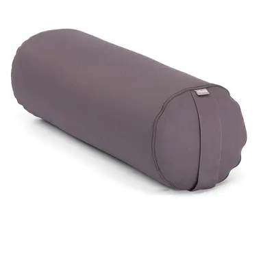 Bodhi Yoga Bolster valec na jógu ECO špalda 100% organická bavlna 65 x 22 cm Barva: Šedá