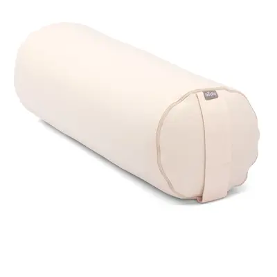 Bodhi Yoga Bolster valec na jógu ECO špalda 100% organická bavlna 65 x 22 cm Barva: Béžová