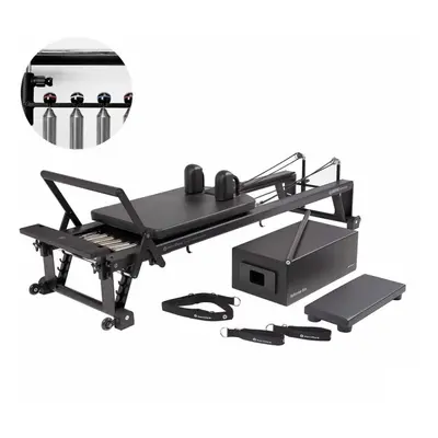 Merrithew® Pilates Merrithew V2 Max Reformer 255 cm s rozšířeními Typ: Jet Black Precision Gearb