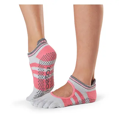 Toesox Fulltoe Bellarina Grip protiskluzové ponožky (Whip) Velikost oblečení: S 36-38