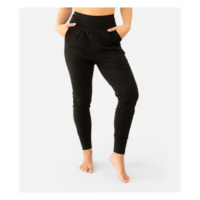 Lotuscrafts Organic Womens Yoga Pant Hari volné kalhoty pro ženy Barva: Černá, Velikost: L