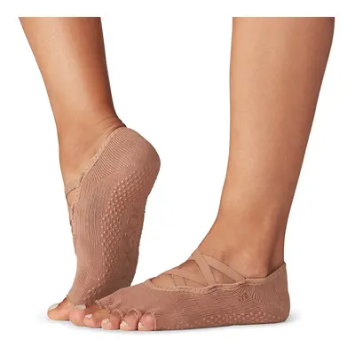 Toesox Half Toe Elle Grip protiskluzové ponožky Natural Velikost: M 39-42,5