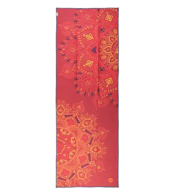 Bodhi Yoga Bodhi jóga ručník GRIP Drops of Peace 183 x 61cm (fialová) Barva: Mandalas Red