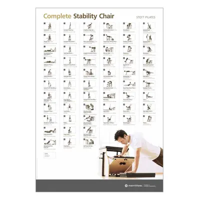 Merrithew® Pilates STOTT PILATES® plakáty na zeď pro Pilates a rehabilitaci Typ: Stability Chair