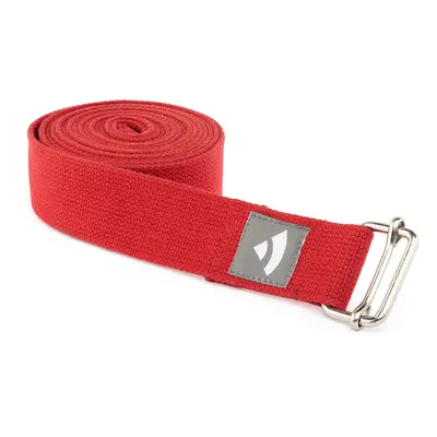 Bodhi Yoga Bodhi Joga Popruh ASANA BELT PRO s kovovou sponou 3 m Barva: červená