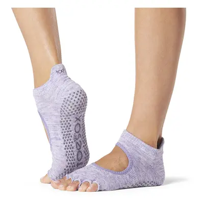 Toesox Halftoe Bellarina Grip protiskluzové ponožky (Heather Purple) Velikost: S 36-38