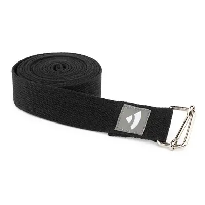 Bodhi Yoga Bodhi Joga Popruh ASANA BELT PRO s kovovou sponou 3 m Barva: Černá