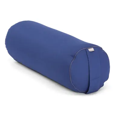 Bodhi Yoga Bolster valec na jógu ECO kapok 100% organická bavlna 65 x 22 cm Barva: Tmavě modrá