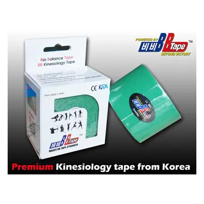 BB Tape kineziologický tejpy 5 cm Barva: Zelená