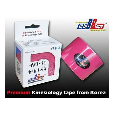 BB Tape kineziologický tejpy 5 cm Barva: růžová