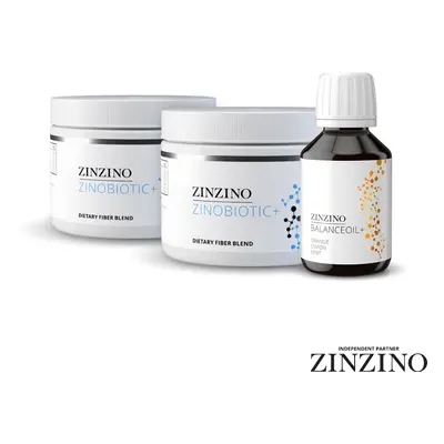 Zinzino Česko BALÍČEK - 2x Zinzino ZinoBiotic 180g + Zinzino Balance olej 100ml Pomeranč - Citro