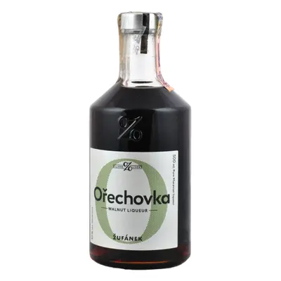 Žufánek Ořechovka 35% 0.5L (holá láhev)