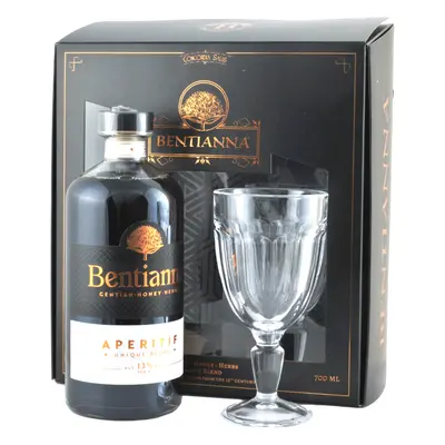 Bentianna Aperitif + 1 Sklenice 13% 0,7L (dárkové balení s 1 sklenicí)