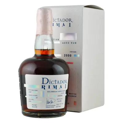 Dictador Rima 1 2000 Port Cask 43% 0,7L (karton)