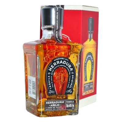 Herradura Tequila Añejo 40% 0,7L (karton)