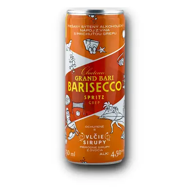 Grand Bari Barisecco Spritz Grep 4,5% 0,25L (plechovka)