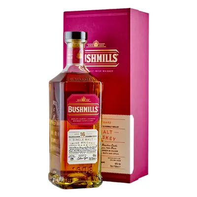 Bushmills 16YO 40% 0,7L (dárkové balení kazeta)