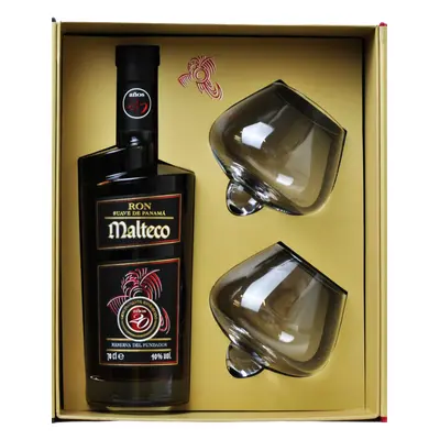 Malteco 20YO 40% 0.7L (darčekové balenie 2 poháre)