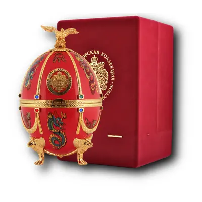 Imperial Collection Faberge Red Dragons & Birds 40% 0,7L (dárkové balení kazeta)