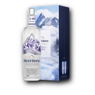 Mont Blanc 40% 1,0L (dárkové balení se 2 skleničkami)