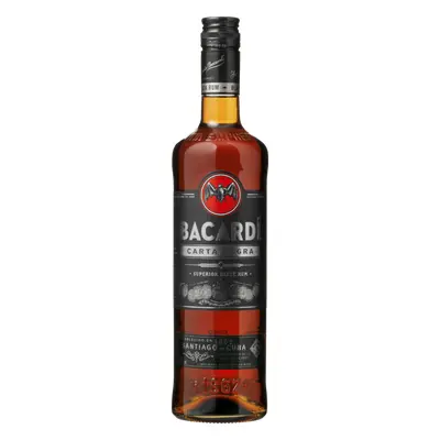 Bacardi Carta Negra 40% 1l (holá láhev)