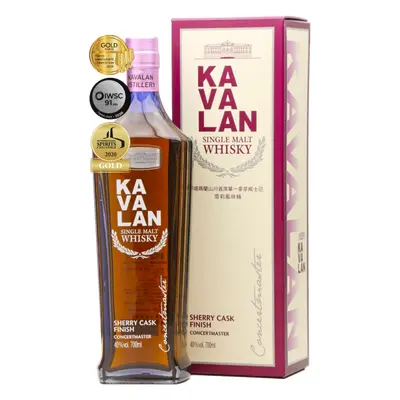 Kavalan Concertmaster Sherry 40% 0,7L (karton)