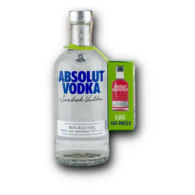 Absolut 40% 0.75L (set)