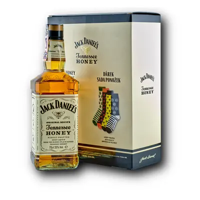 Jack Daniel's Tennessee Honey 35% 0.7L (dárkové balení s ponožkami)