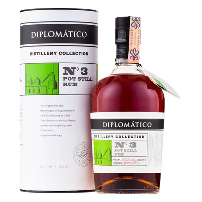 Diplomatico Distillery Collection No.3 Pot Still 47% 0,7L (tuba)