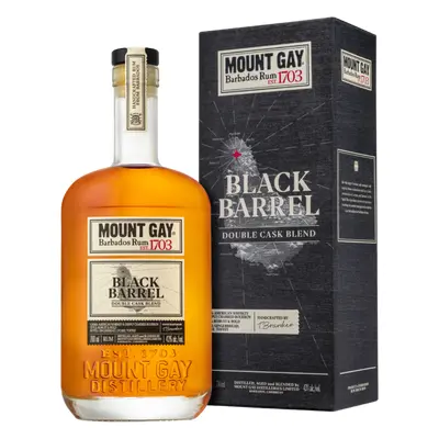 Mount Gay Black Barrel Double Cask Blend 43% 0,7L (karton)