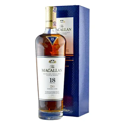 The Macallan 18YO Double Cask 2021 Release 43% 0,7L (dárkové balení kazeta)