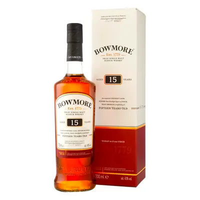 Bowmore 15YO 43% 0,7l (karton)