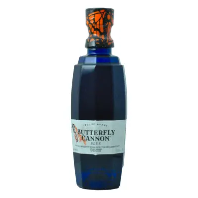 Butterfly Cannon Blue Tequila Silver 40% 0,5L (holá láhev)