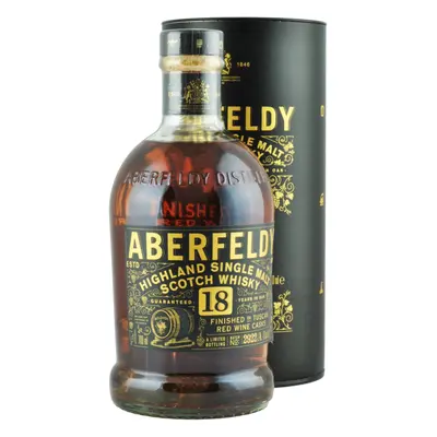 Aberfeldy 18YO Bolgheri Tuscan Red Wine Casks Limited Edition 43% 0,7L (tuba)