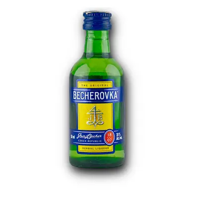 Mini Becherovka 38% 0,05l (holá láhev)