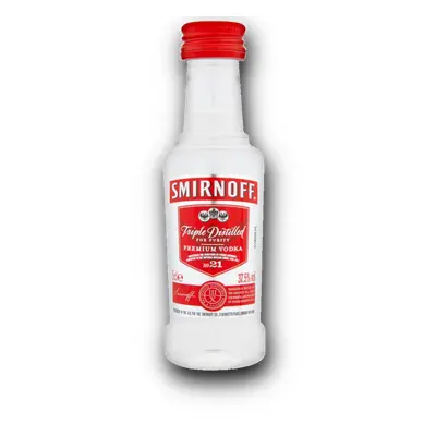 Mini Smirnoff Red 37,5% 0,05l (holá láhev)