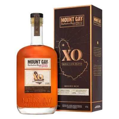 Mount Gay Rum XO TRIPPLE CASK 43% 0.7L (karton)