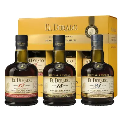 El Dorado Collection 12YO,15YO,21YO 42 % 3X0.35L (set)