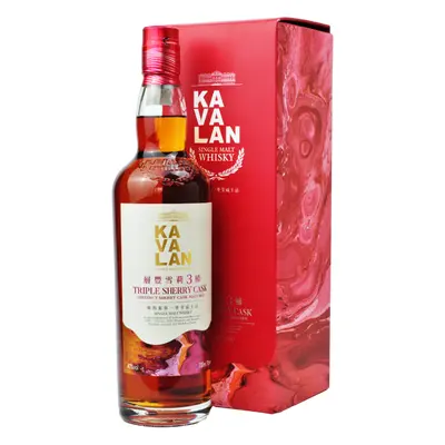 Kavalan Triple Sherry Cask 40% 0,7L (karton)